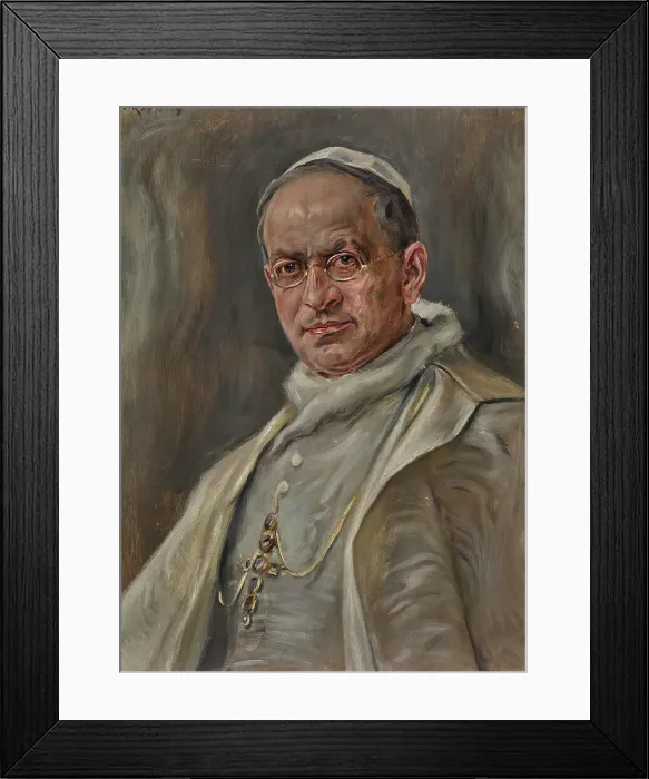 Framed Print : Portrait of the Pope Pius XI (1857-1939), 1920s. Creator: Koppay, Josef Arpád von (1859-1927) Framed Print : Portrait of the Pope Pius XI (1857-1939), 1920s. Creator: Koppay, Josef Arpád von (1859-1927)