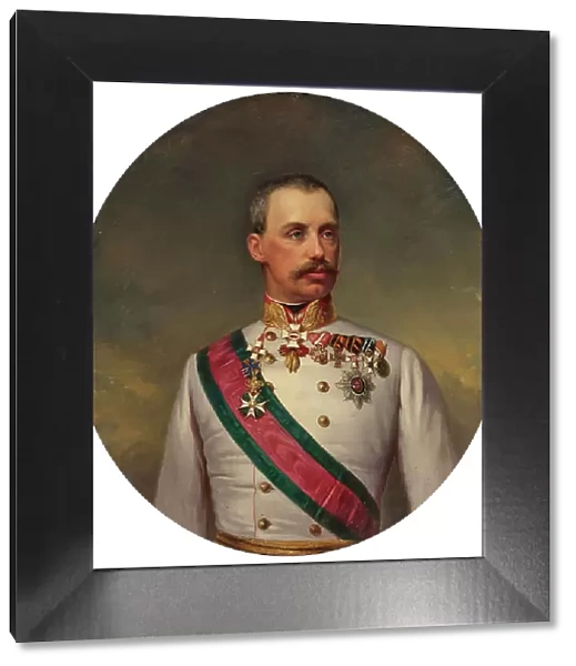 Portrait of Archduke Albrecht of Austria, Duke of Teschen (1817-1895). Creator: Schrotzberg, Franz (1811-1889)