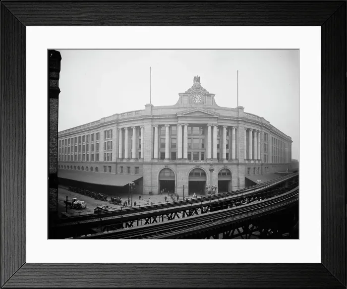 Framed Print : South Terminal Station, Boston, Mass. c1904. Creator: Unknown Framed Print : South Terminal Station, Boston, Mass. c1904. Creator: Unknown