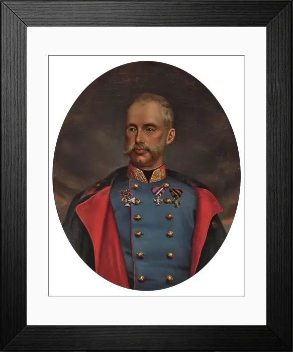 Framed Print : Portrait of Archduke Albrecht of Austria, Duke of Teschen (1817-1895), 1866. Creator: Wailand, Friedrich (1821-1904) Framed Print : Portrait of Archduke Albrecht of Austria, Duke of Teschen (1817-1895), 1866. Creator: Wailand, Friedrich (1821-1904)