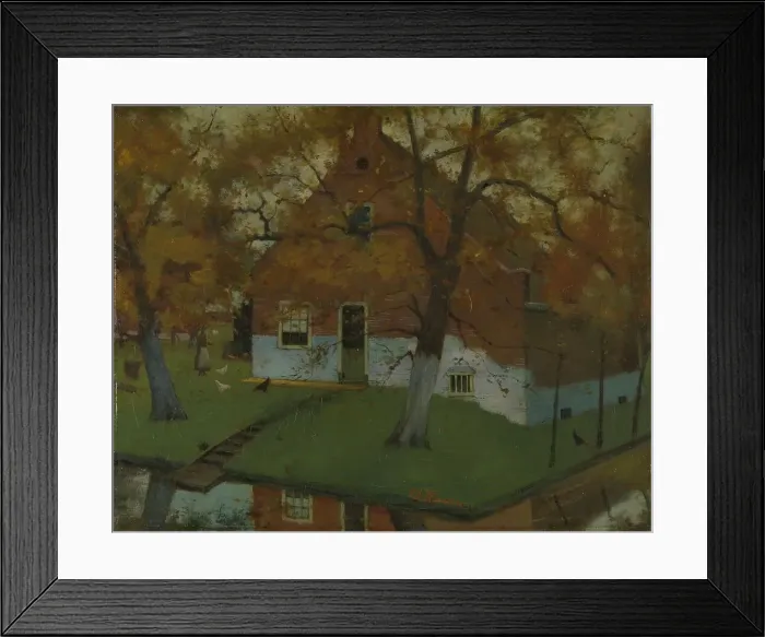 Framed Print : Farm in the Province of North Holland, c.1890-c.1899. Creator: Johann Eduard Karsen Framed Print : Farm in the Province of North Holland, c.1890-c.1899. Creator: Johann Eduard Karsen