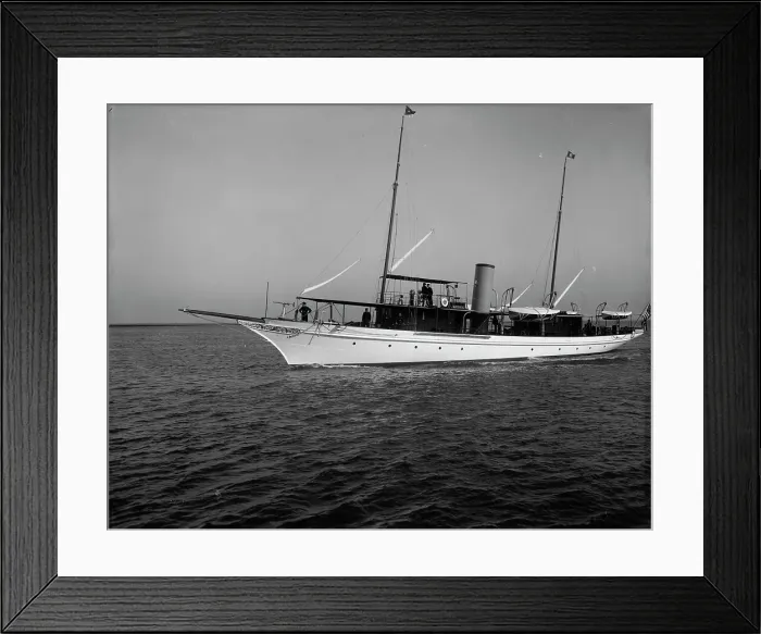 Framed Print : Yacht Anona, St. Clair Flats, Mich. between 1906 and 1915. Creator: Unknown Framed Print : Yacht Anona, St. Clair Flats, Mich. between 1906 and 1915. Creator: Unknown