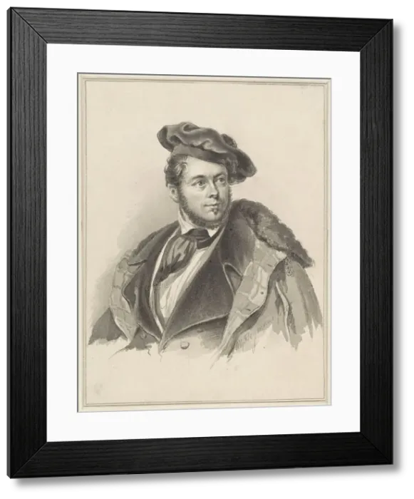 Framed Print : Self -portrait of Willem George Frederik Heijmans, 1825-1868. Creator: Willem George Frederik Heijmans Framed Print : Self -portrait of Willem George Frederik Heijmans, 1825-1868. Creator: Willem George Frederik Heijmans