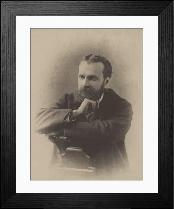 Framed Print : Portrait of William James (1842-1910), 1880. Creator: Photo studio J. Notman, Boston Framed Print : Portrait of William James (1842-1910), 1880. Creator: Photo studio J. Notman, Boston
