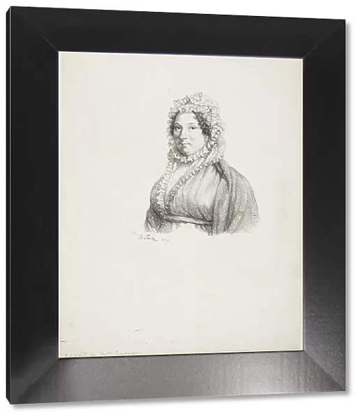 Portrait of Madame Baquoy, 1820. Creator: Andre Dutertre