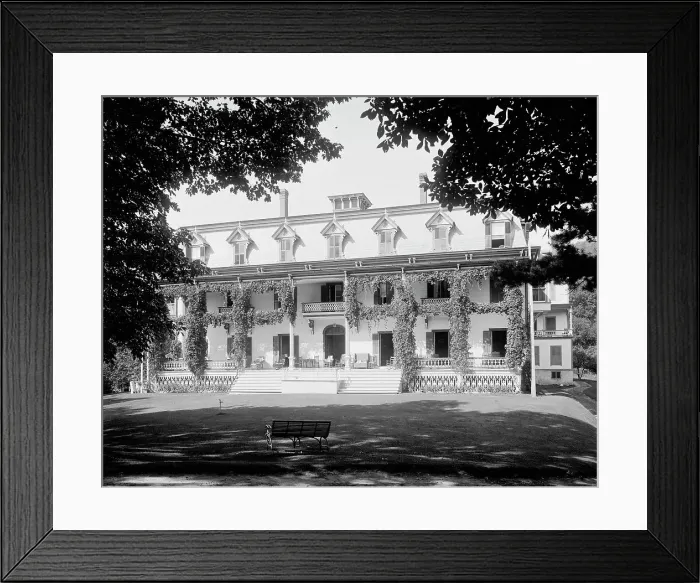 Framed Print : Rogers Rock Hotel, Lake George, N.Y. c1904. Creator: Unknown Framed Print : Rogers Rock Hotel, Lake George, N.Y. c1904. Creator: Unknown