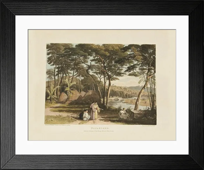 Framed Print : Napakiang, or Naha estuary. From Account of a Voyage of Discovery to the West Coast of Corea, and t Creator: Havell, Robert I (1769-1832). Napakiang, or Naha estuary Framed Print : Napakiang, or Naha estuary. From Account of a Voyage of Discovery to the West Coast of Corea, and t Creator: Havell, Robert I (1769-1832). Napakiang, or Naha estuary