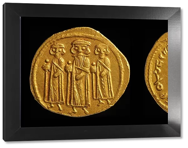Umayyad gold Dinar of Abd al-Malik ibn Marwan, ca 691. Creator: Numismatic, Oriental coins