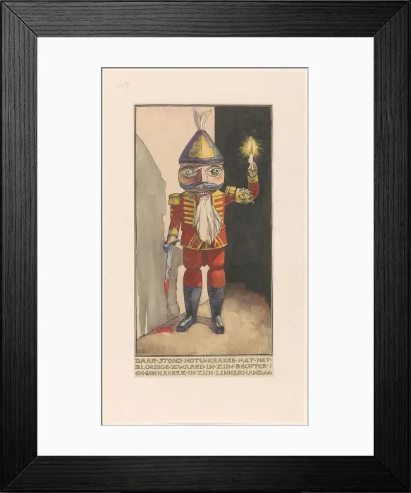 Framed Print : Nutcracker with a candle and bloody sword, 1898. Creator: Willem Wenckebach Framed Print : Nutcracker with a candle and bloody sword, 1898. Creator: Willem Wenckebach