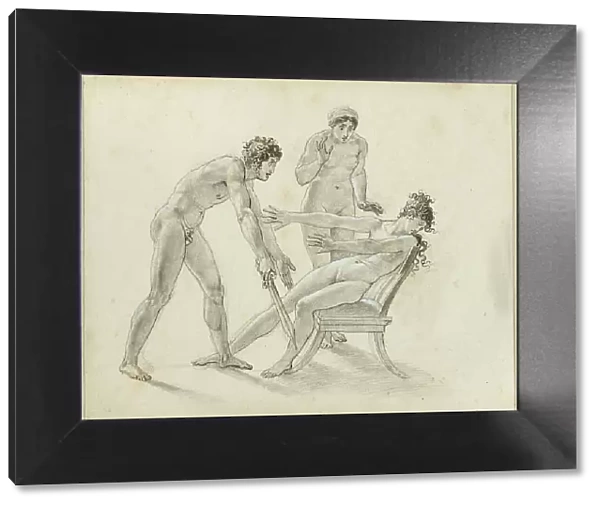 Hermione Rejecting Orestes, c. 1799. Creator: Girodet de Roucy-Trioson