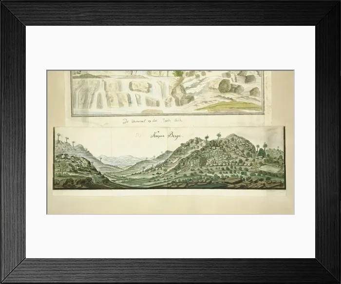 Framed Print : The Koperberge, near the contemporary Springbok, in little Namaqualand, 1779-1780. Creators: Robert Jacob Gordon, Johannes Schumacher Framed Print : The Koperberge, near the contemporary Springbok, in little Namaqualand, 1779-1780. Creators: Robert Jacob Gordon, Johannes Schumacher