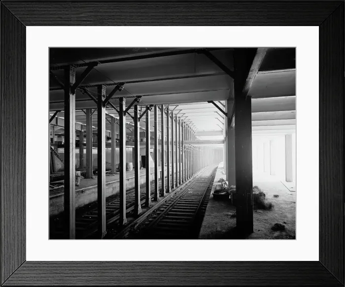Framed Print : 14th St. subway station, New York, c1904. Creator: Unknown Framed Print : 14th St. subway station, New York, c1904. Creator: Unknown