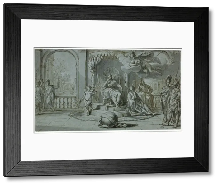 Framed Print : Alexander the Great Plans World Conquest, n.d. Creator: Antoine Dieu Framed Print : Alexander the Great Plans World Conquest, n.d. Creator: Antoine Dieu