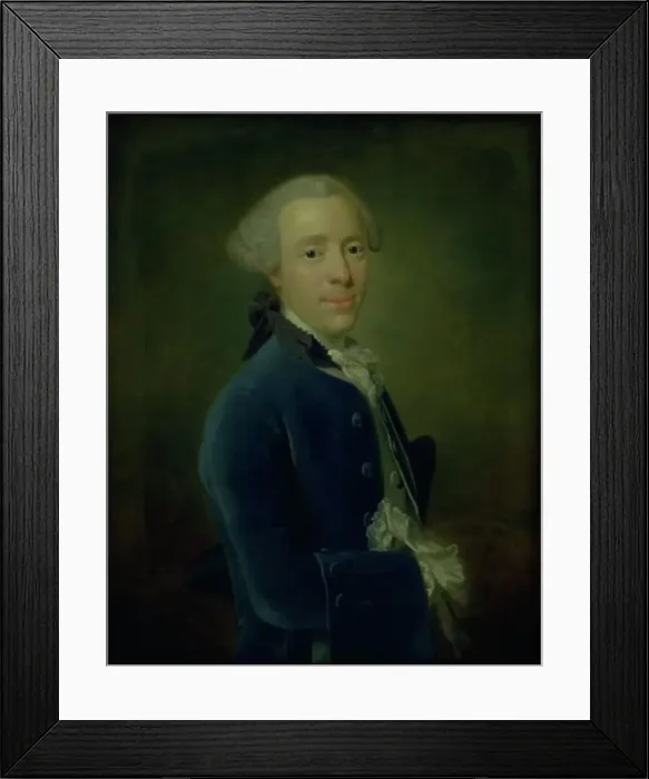 Framed Print : Portrait of State Counsellor Johan Henrik Kirchhoff, 1726-1763. Creator: Johan Horner Framed Print : Portrait of State Counsellor Johan Henrik Kirchhoff, 1726-1763. Creator: Johan Horner