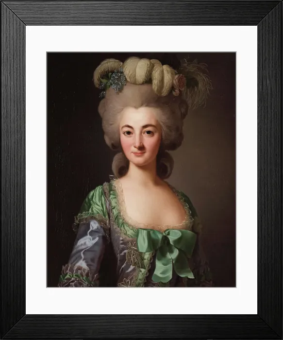 Framed Print : Portrait of Henriette Agathe Rose Foâche (1754-1812), née de Mondion, 1780. Creator: Roslin, Alexander (1718-1793) Framed Print : Portrait of Henriette Agathe Rose Foâche (1754-1812), née de Mondion, 1780. Creator: Roslin, Alexander (1718-1793)