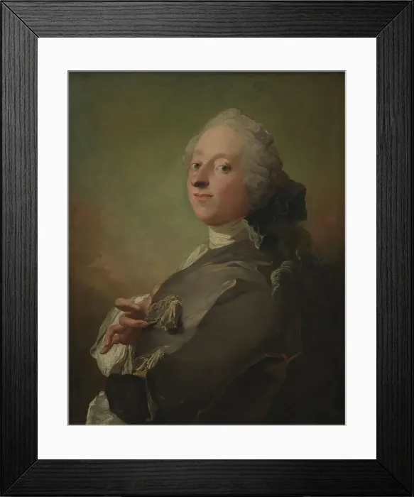Framed Print : Portrait of court apothecary Johann Gottfried Becker, 1726-1793. Creator: Carl Gustaf Pilo Framed Print : Portrait of court apothecary Johann Gottfried Becker, 1726-1793. Creator: Carl Gustaf Pilo