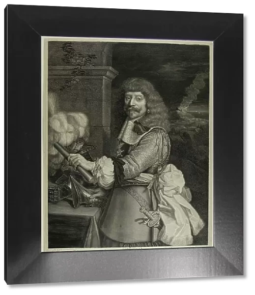 Portrait of Henri de Lorraine, Comte d'Harcourt, Horsemaster of France, 1667. Creator: Antoine Masson