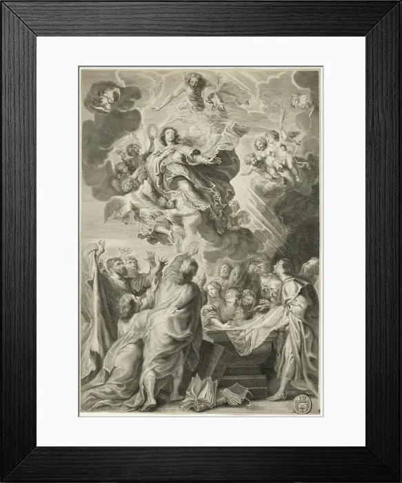 Framed Print : Assumption of the Virgin, n.d. Creator: Antoine Masson Framed Print : Assumption of the Virgin, n.d. Creator: Antoine Masson