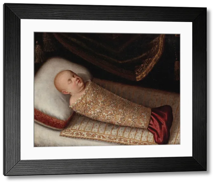 Framed Print : Equestrian portrait of Leopoldo de Medici (1617-1675) as Baby, c. 1617. Creator: Ligozzi, Jacopo (1547-1627) Framed Print : Equestrian portrait of Leopoldo de Medici (1617-1675) as Baby, c. 1617. Creator: Ligozzi, Jacopo (1547-1627)