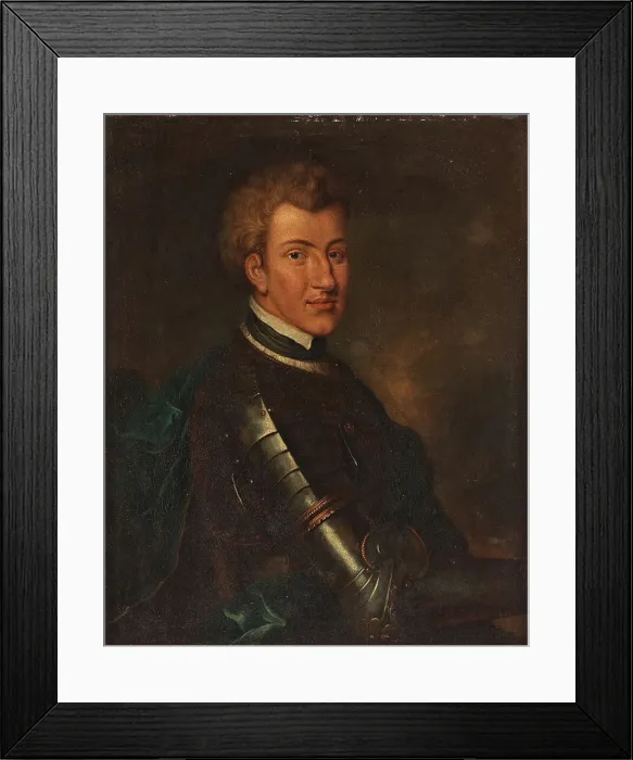 Framed Print : Portrait of the King Charles XII of Sweden (1682-1718). Creator: De la Croix, François (active Early 18th century) Framed Print : Portrait of the King Charles XII of Sweden (1682-1718). Creator: De la Croix, François (active Early 18th century)