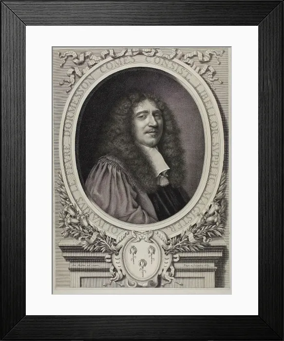 Framed Print : Olivier Le Fèvre d'Ormesson, 1665. Creator: Antoine Masson Framed Print : Olivier Le Fèvre d'Ormesson, 1665. Creator: Antoine Masson