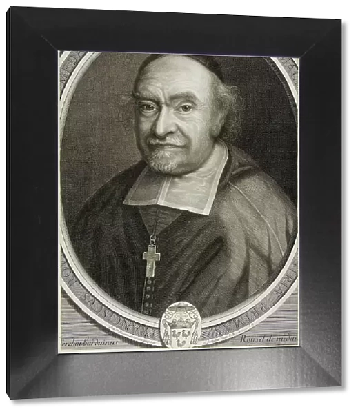 François Rouxel de Medavy, Archbishop of Rouen, 1677. Creator: Antoine Masson