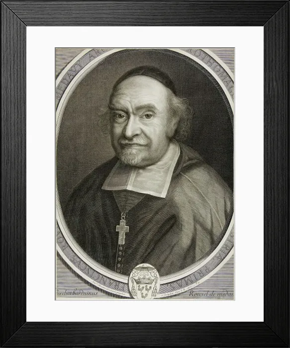 Framed Print : François Rouxel de Medavy, Archbishop of Rouen, 1677. Creator: Antoine Masson Framed Print : François Rouxel de Medavy, Archbishop of Rouen, 1677. Creator: Antoine Masson