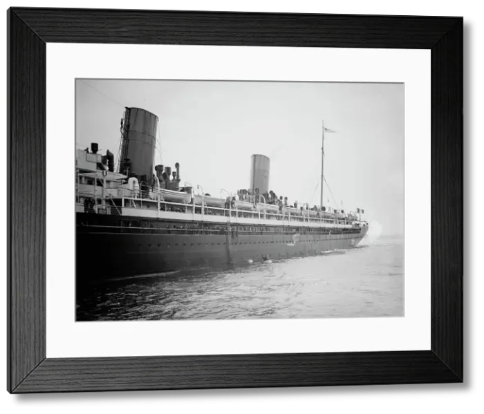 Framed Print : Pilot leaving Str. Deutschland, between 1900 and 1905. Creator: Unknown Framed Print : Pilot leaving Str. Deutschland, between 1900 and 1905. Creator: Unknown