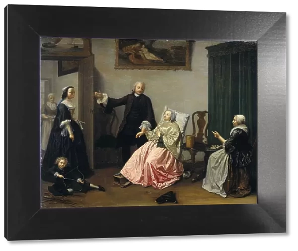 Doctor's Visit, 1750-1760. Creator: Elisabeth Geertruida Wassenbergh