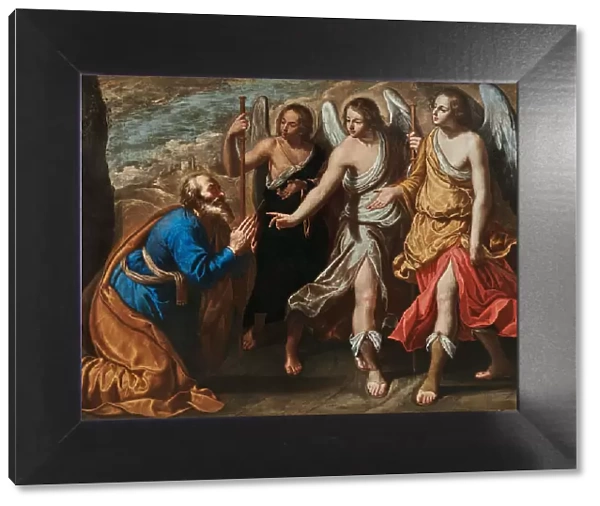 Abraham and the Three Angels. Creator: Gentileschi, Artemisia (1598-1653)