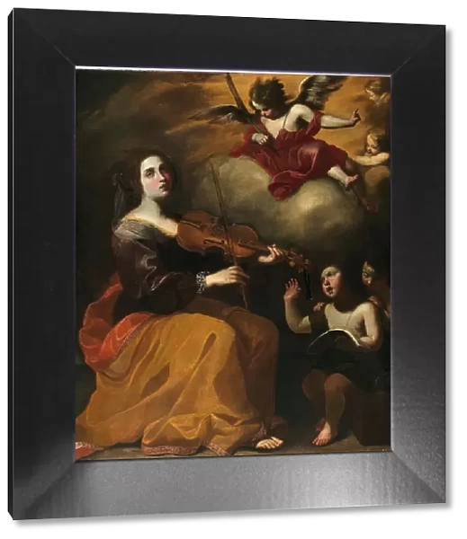 Saint Cecilia, Second Quarter of the 17th century. Creator: De Rosa (Annella di Massimo), Diana (1602-1643)