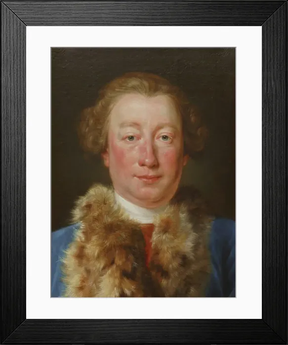 Framed Print : Portrait of John Rolle Walter, MP and landowner, Exeter, 1751-1754. Creator: Pompeo Batoni Framed Print : Portrait of John Rolle Walter, MP and landowner, Exeter, 1751-1754. Creator: Pompeo Batoni