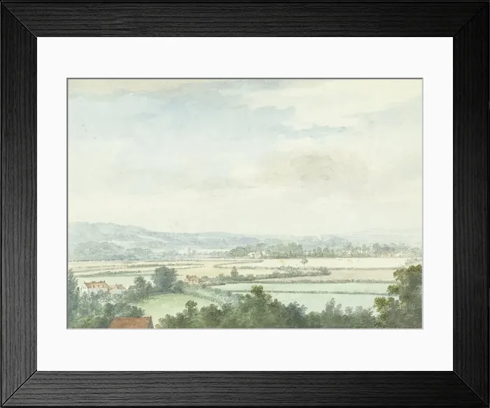 Framed Print : Landscape at Windsor, 1765. Creator: Aert Schouman Framed Print : Landscape at Windsor, 1765. Creator: Aert Schouman