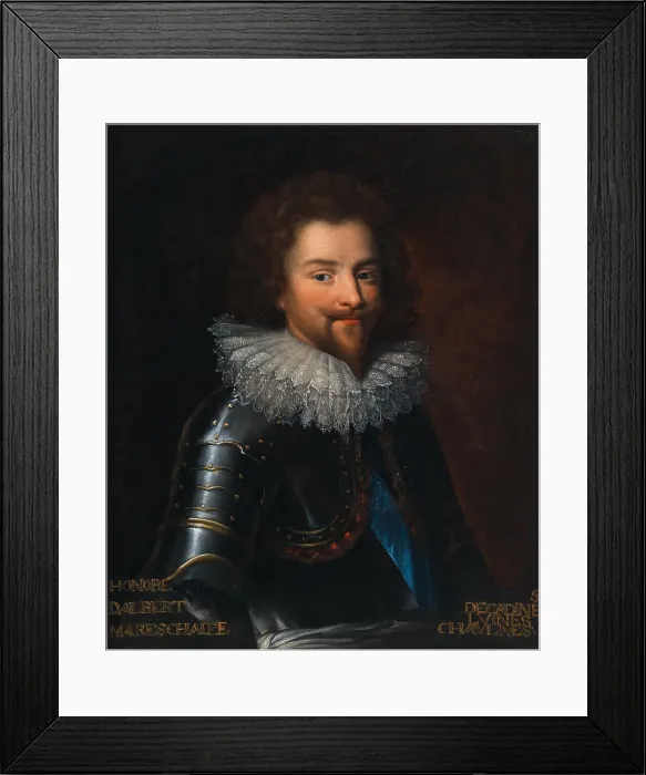 Framed Print : Portrait of Honoré d'Albert, Duc de Chaulnes, wearing armour and the sash of the Order of the Holys Creator: Dumonstier, Daniel (1574-1646) Framed Print : Portrait of Honoré d'Albert, Duc de Chaulnes, wearing armour and the sash of the Order of the Holys Creator: Dumonstier, Daniel (1574-1646)