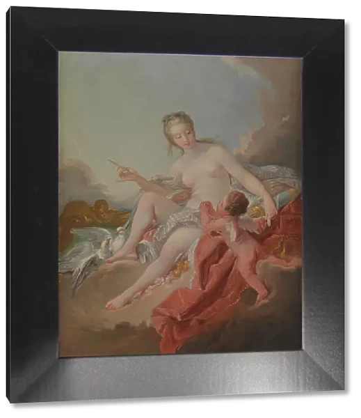 Venus and Cupid, 1754. Creator: Anton Müller