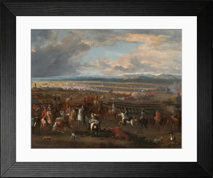 Framed Print : Prince Eugène of Savoy at the Battle of Chiari, 1701. Creator: Huchtenburgh, Jan van (1647-1733) Framed Print : Prince Eugène of Savoy at the Battle of Chiari, 1701. Creator: Huchtenburgh, Jan van (1647-1733)
