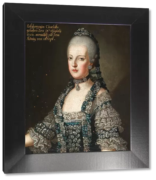 Portrait of Archduchess Maria Carolina of Austria (1752-1814), Queen of Naples and Sicily, 18th cent Creator: Anonymous
