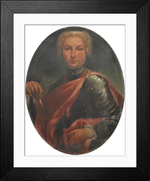 Framed Print : Portrait of Count János Bernard István Pálffy de Erdod (1664-1751), in armour and wearing the Order Creator: Crespi, Luigi (1709-1779) Framed Print : Portrait of Count János Bernard István Pálffy de Erdod (1664-1751), in armour and wearing the Order Creator: Crespi, Luigi (1709-1779)
