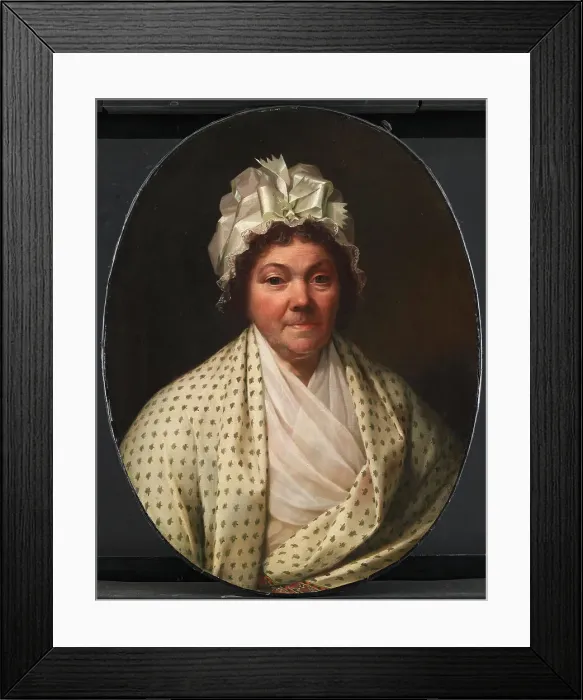 Framed Print : Cecilie Marie Elisabeth Schouw, née Bagge, wife of Poul Johan Schouw, 1760-1802. Creator: Jens Juel Framed Print : Cecilie Marie Elisabeth Schouw, née Bagge, wife of Poul Johan Schouw, 1760-1802. Creator: Jens Juel