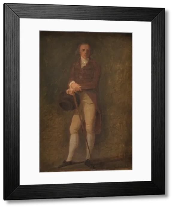 Framed Print : Portrait sketch of the painter N.A. Abildgaard (?), 1760-1802. Creator: Jens Juel Framed Print : Portrait sketch of the painter N.A. Abildgaard (?), 1760-1802. Creator: Jens Juel