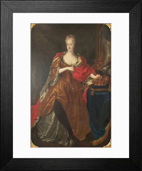 Framed Print : Portrait of Christine of Poland, 1761-1860. Creator: Unknown Framed Print : Portrait of Christine of Poland, 1761-1860. Creator: Unknown