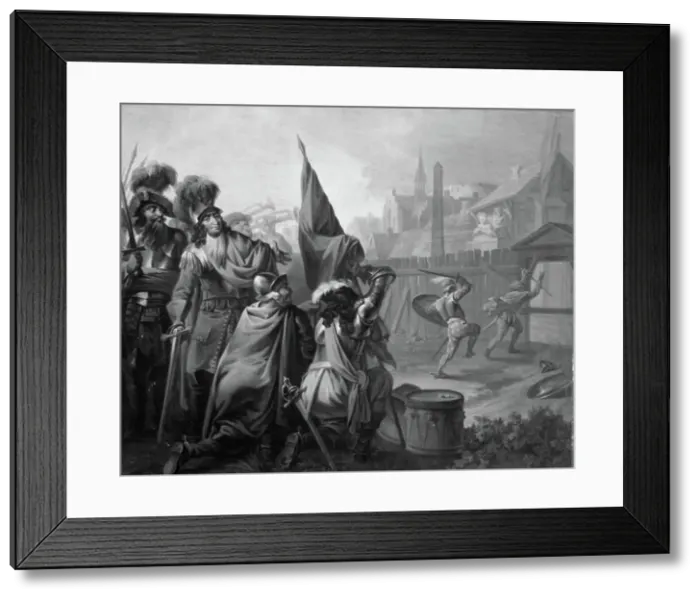 Framed Print : Ulysses von Ithacia, Act II, Scene 9; Holberg Gallery, 1761-1828. Creator: Christian August Lorentzen Framed Print : Ulysses von Ithacia, Act II, Scene 9; Holberg Gallery, 1761-1828. Creator: Christian August Lorentzen