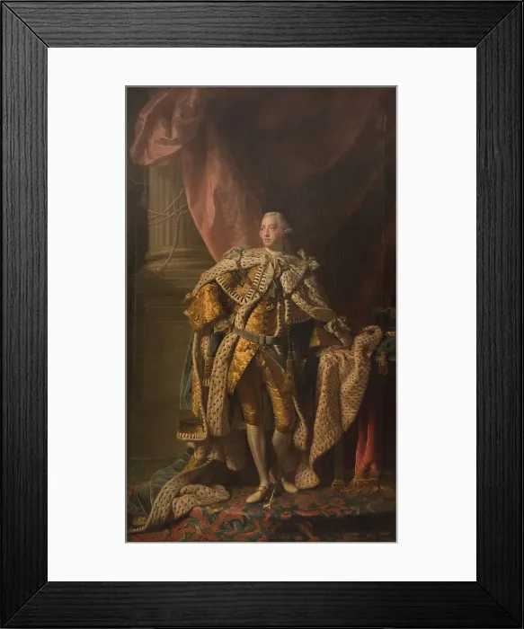 Framed Print : George III of England, 1765-1766. Creator: Allan Ramsay