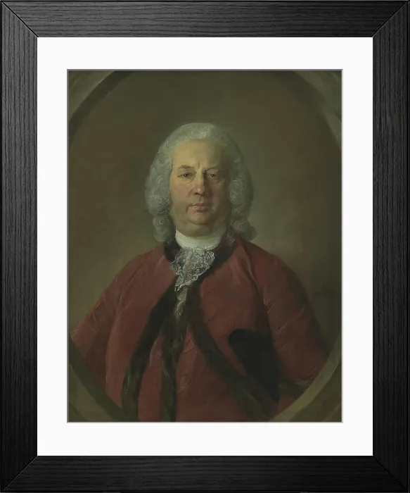 Framed Print : Portrait of Frederik Hansen de Liliendal, Danish Consul at Bordeaux, 1767-1769. Creator: Jean-Baptiste Perronneau Framed Print : Portrait of Frederik Hansen de Liliendal, Danish Consul at Bordeaux, 1767-1769. Creator: Jean-Baptiste Perronneau