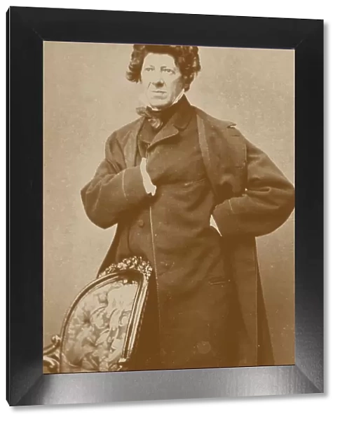 Portrait of the composer and violinist Fredrik Pacius (1809-1891), 1870s. Creator: Photo studio C. A. Hårdh, Helsingfors