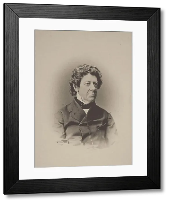 Framed Print : Portrait of the composer and violinist Fredrik Pacius (1809-1891), 1870s. Creator: Photo studio C. A. Hårdh, Helsingfors Framed Print : Portrait of the composer and violinist Fredrik Pacius (1809-1891), 1870s. Creator: Photo studio C. A. Hårdh, Helsingfors