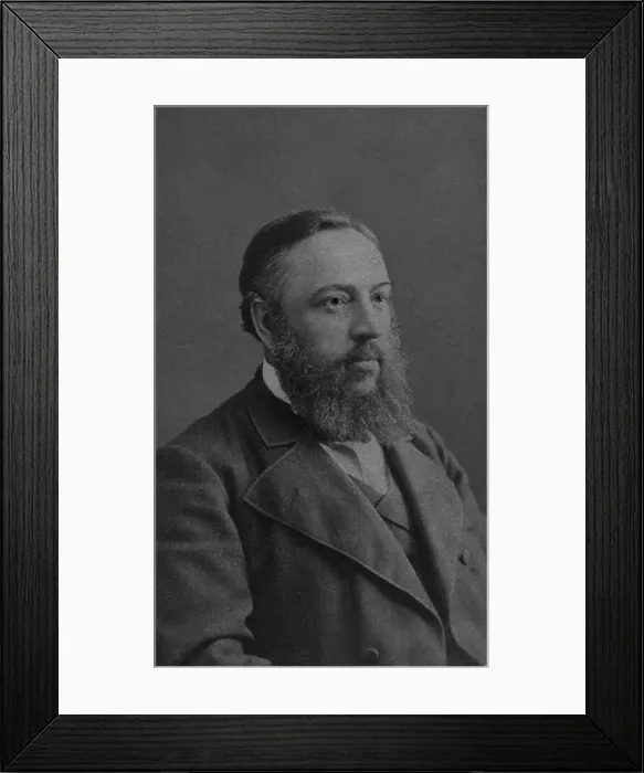 Framed Print : Portrait of the composer Pavlo Chubynsky (1839-1884). Creator: Anonymous Framed Print : Portrait of the composer Pavlo Chubynsky (1839-1884). Creator: Anonymous