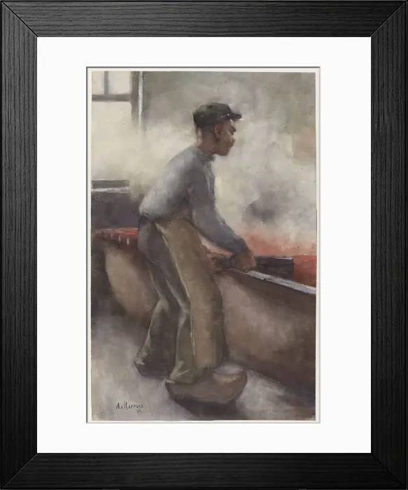 Framed Print : A scraper, 1868-1892. Creator: Anthon van Rappard Framed Print : A scraper, 1868-1892. Creator: Anthon van Rappard