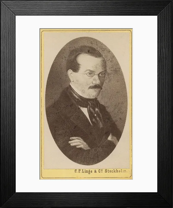 Framed Print : Portrait of the composer Jacob Niclas Ahlström (1805-1857). Creator: Photo studio C. F. Linge & Co, Stockholm. Portrait of the composer Jacob Niclas Ahlström (1805-1857). Creator: Photo studio C. F. Linge & Co, Stockholm Framed Print : Portrait of the composer Jacob Niclas Ahlström (1805-1857). Creator: Photo studio C. F. Linge & Co, Stockholm. Portrait of the composer Jacob Niclas Ahlström (1805-1857). Creator: Photo studio C. F. Linge & Co, Stockholm