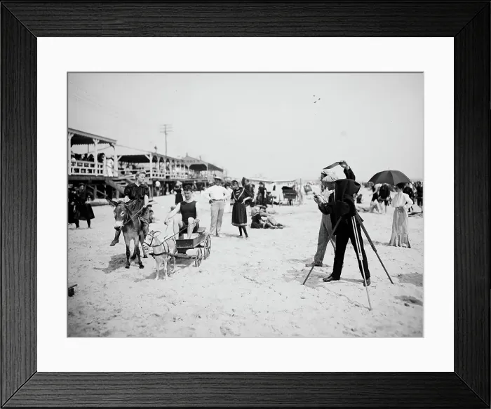 Framed Print : They were on their honeymoon, between 1900 and 1905. Creator: Unknown Framed Print : They were on their honeymoon, between 1900 and 1905. Creator: Unknown